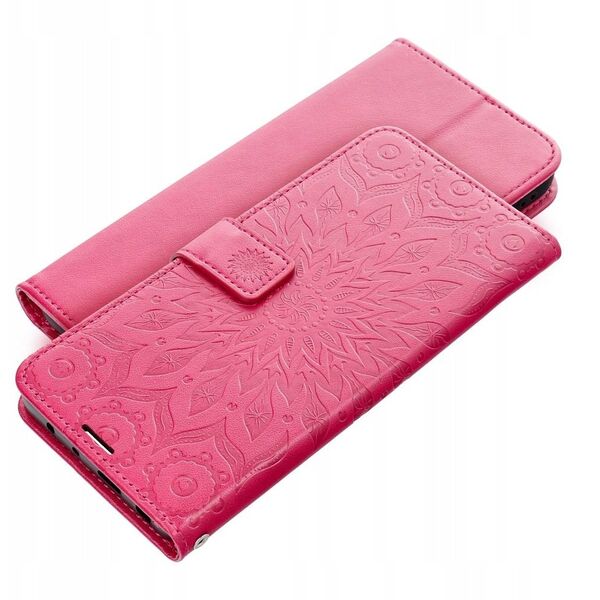 Θήκη βιβλίου MEZZO για SAMSUNG S24 FE mandala magenta