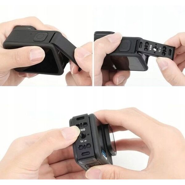 Zaślepka Baterii Klapka Uchwyt Do Gopro Hero 13 12 11 10 9 Black Vrig / Ac-29