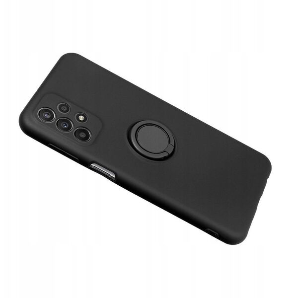Θήκη SILICONE RING για SAMSUNG A16 5G / A16 4G μαύρο