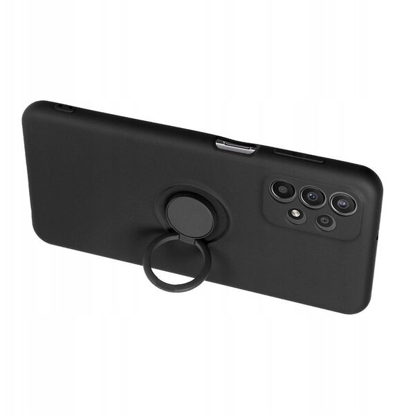 Θήκη SILICONE RING για SAMSUNG A16 5G / A16 4G μαύρο