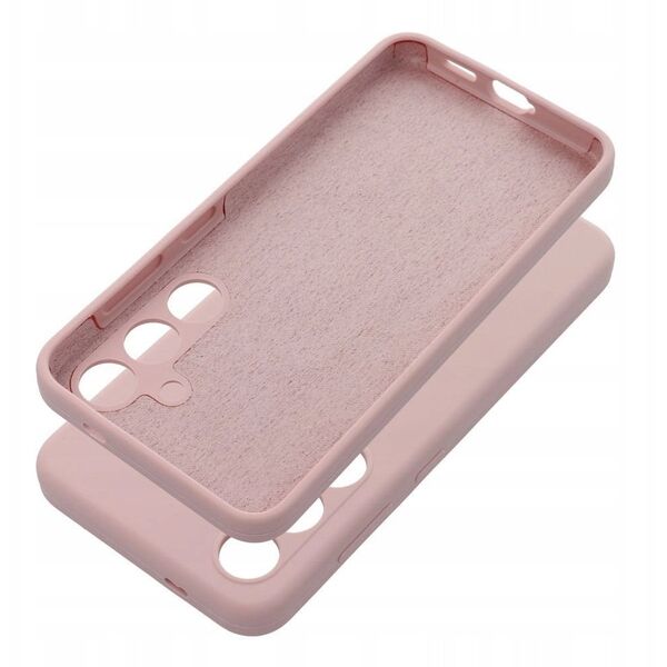 Θήκη SILICONE 2mm για MOTOROLA G55 5G ροζ πούδρας