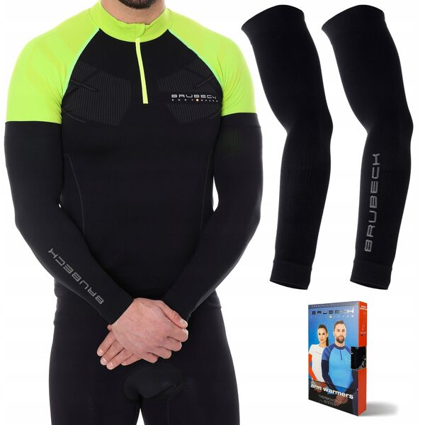 Brubeck SB1006U Μανίκια unisex μπλε/μαύρο S/M