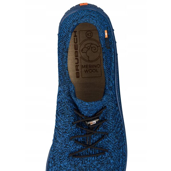 SH5003M Ανδρικά παπούτσια barefoot merino σκούρο μπλε/μπλε 44