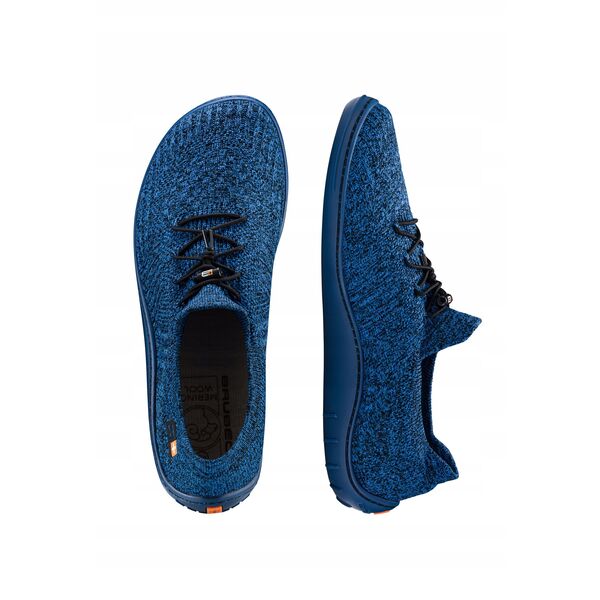 SH5003M Ανδρικά παπούτσια barefoot merino σκούρο μπλε/μπλε 44