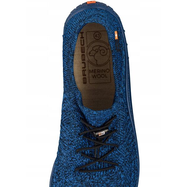 SH5003M Ανδρικά παπούτσια barefoot merino σκούρο μπλε/μπλε 42