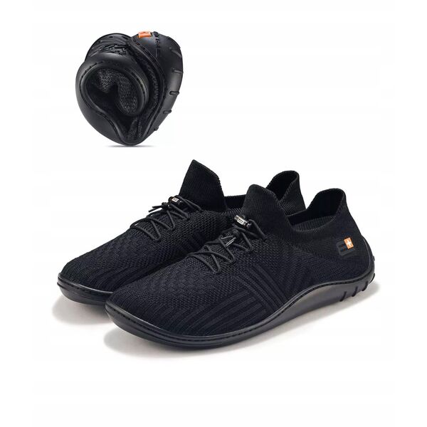 Ανδρικά παπούτσια SH5003M barefoot merino μαύρο/μαύρο 43