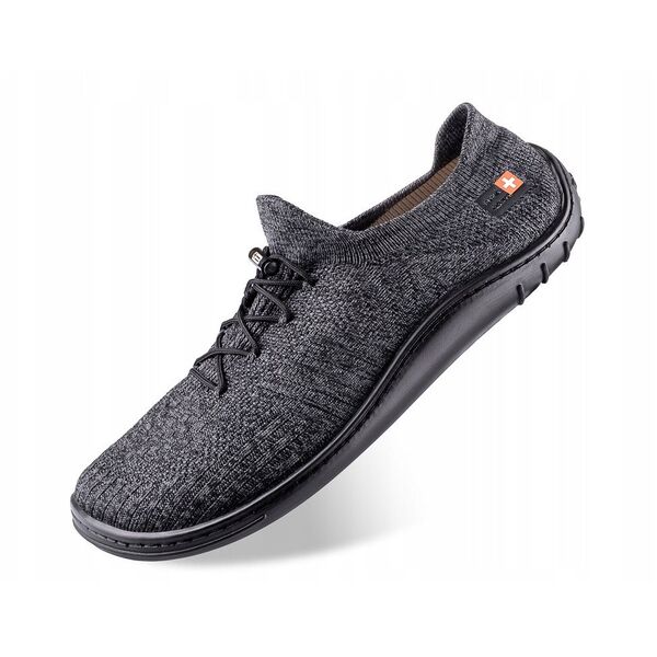 Παπούτσια ανδρικά Barefoot Merino γραφίτης/μαύρο 46