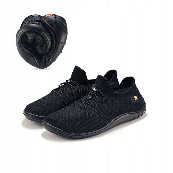 Ανδρικά παπούτσια SH5003M barefoot merino μαύρο/μαύρο 44