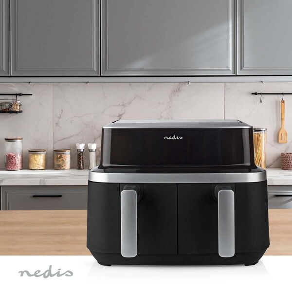 Φριτέζα χωρίς λάδι Nedis 2x4,2l KAAF320BK