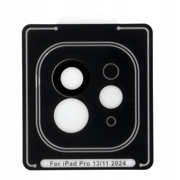 Προστατευτικό κάμερας PROTECTOR 9H + εφαρμογέας για IPAD PRO 11/13 2024 μαύρο