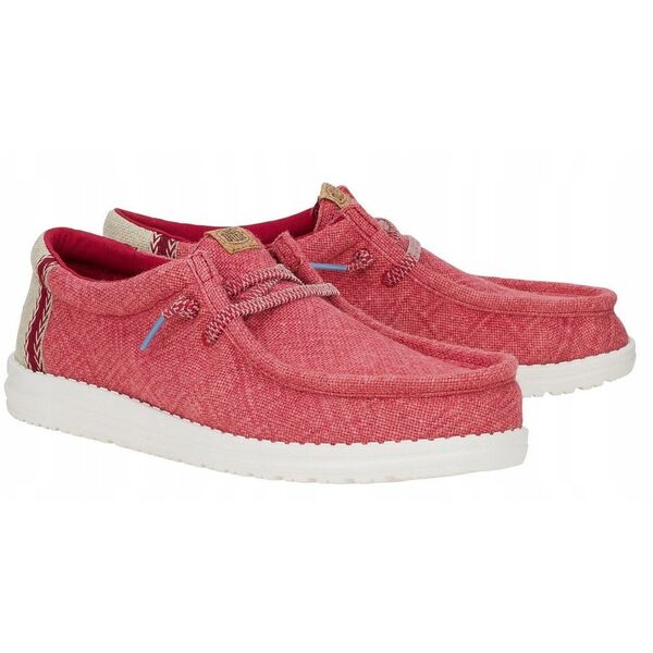 Hey Dude Wally Jute 43085-79B Czerwone 41