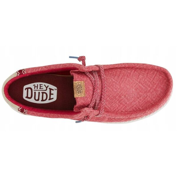 Hey Dude Wally Jute 43085-79B Czerwone 41