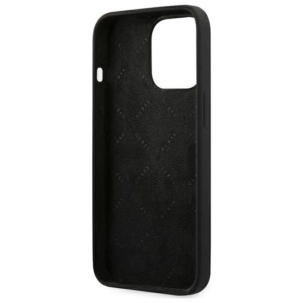 Guess Guess GUHCP13XLS4GGBK iPhone 13 Pro Max 6,7" czarny/black hard case Silicone 4G Logo
