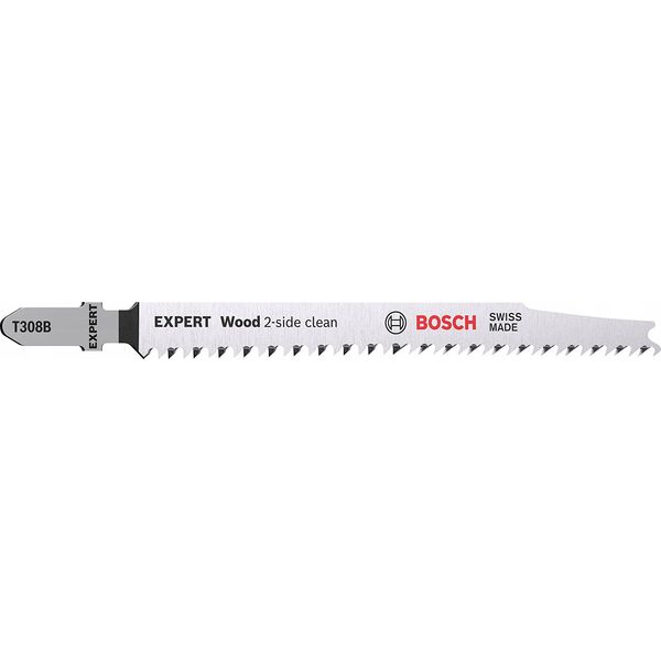 bosch powertools Bosch Expert jigsaw blade T 308 B 'Wood 2-side clean' (25 pieces)