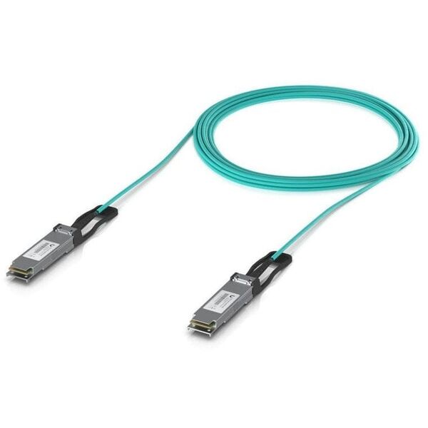 Ubiquiti UACC-AOC-QSFP28-10M καλώδιο InfiniBand / οπτική ίνα Χρώμα Aqua