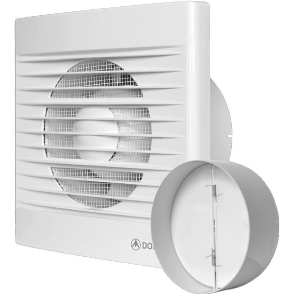 Οικιακός ανεμιστήρας DOSPEL Styl 120WP, d120, με διακόπτη και βαλβίδα αντεπιστροφής