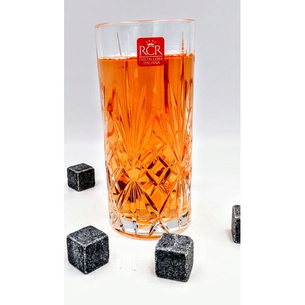 Ποτήρια κρυστάλλινα RCR MELODIA HB TUMBLER, ψηλά, 360 ml, 6 τεμ.