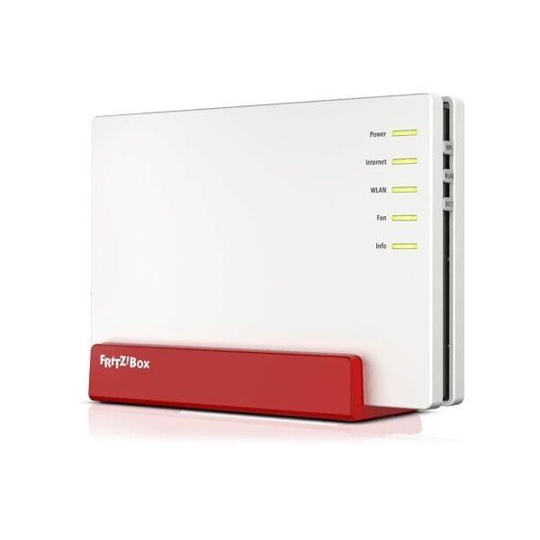 FRITZ!Box FRITZ! BOX 7583 VDSL ασύρματος δρομολογητής Gigabit Ethernet Dual-band (2.4 GHz/5 GHz) 4G Κόκκινο, Λευκό