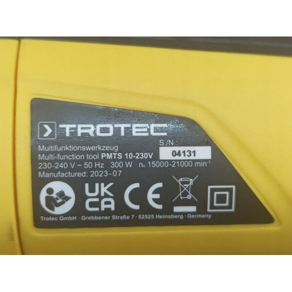 Πολυλειτουργικό εργαλείο Trotec PMTS 10-230V