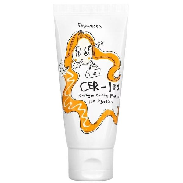 Ουσία μαλλιών για ταλαιπωρημένα μαλλιά Elizavecca Milky Piggy Collagen Coating Protein Ion Injection, 50 ml
