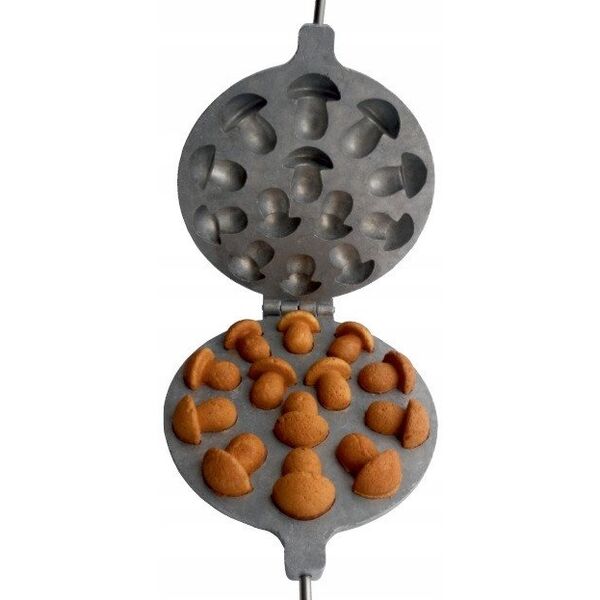 Aluminum mushroom pan, 42 x 18 x 5 cm