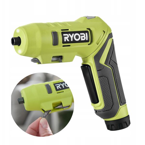 Cordless screwdriver RYOBI RSDP4-120G, 4.0 V, 2.0 Ah Li-ion, 5 Nm