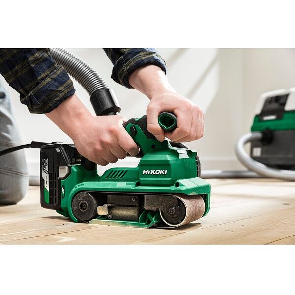 HIKOKI. BELT SANDER 36V SB3608DA WPZ 76x533mm 2x2.5Ah MV HSC