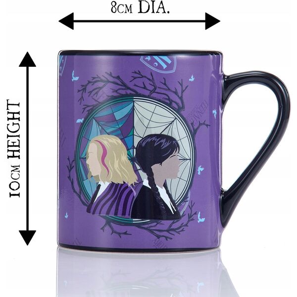 WEDNESDAY Giftable Heat reveal mug - Wednesday and Enid