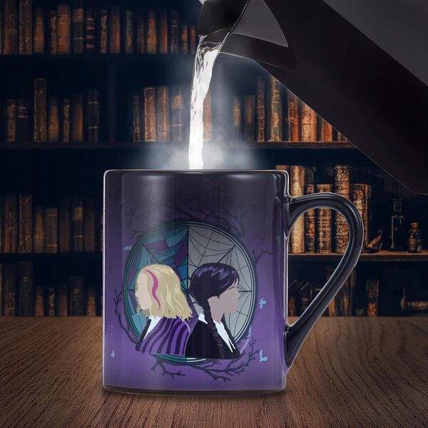 WEDNESDAY Giftable Heat reveal mug - Wednesday and Enid