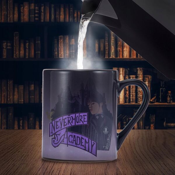 WEDNESDAY  Giftable Heat reveal mug - Wednesday and Thing