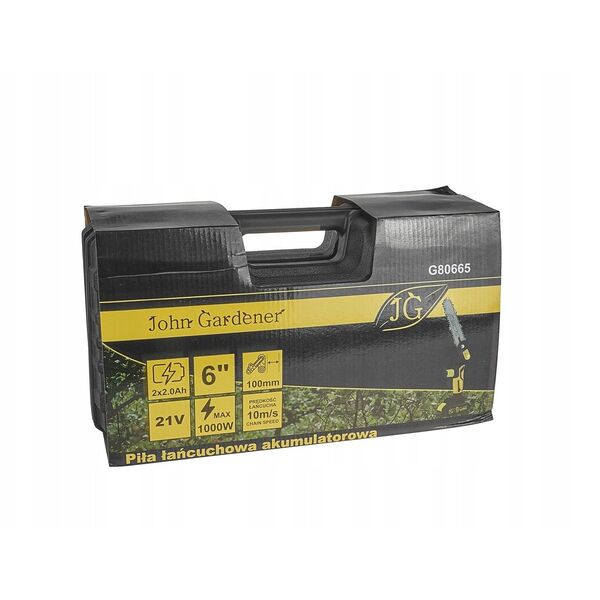 Piła łańcuchowa akumulatorowa w walizce 2x2.0Ah 21V – zestaw XXL (10)