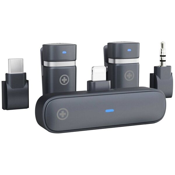 Plusonic Wireless Mikrofone Kit PS-TDS9 USB Type C/Lightning/3,5mm Klinke WiFi-Micro / *ALLTRAVEL*