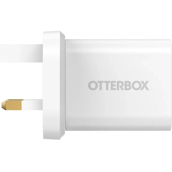 OB STANDARD UK WALL CHARGER 20W/- 1X USB-C 20W USB-PD WHITE