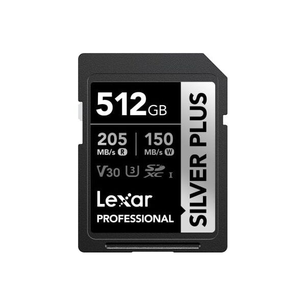 Lexar SDXC Professional SILVER Plus 1066x UHS-I/U3/A2/4K R205/W150 (V30) 512GB