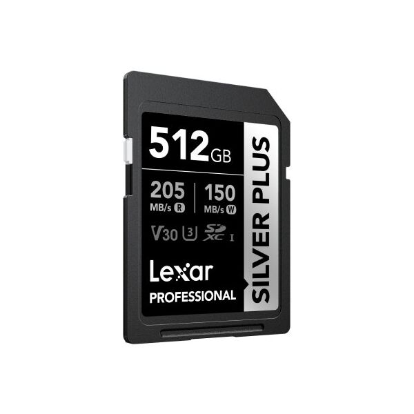 Lexar SDXC Professional SILVER Plus 1066x UHS-I/U3/A2/4K R205/W150 (V30) 512GB