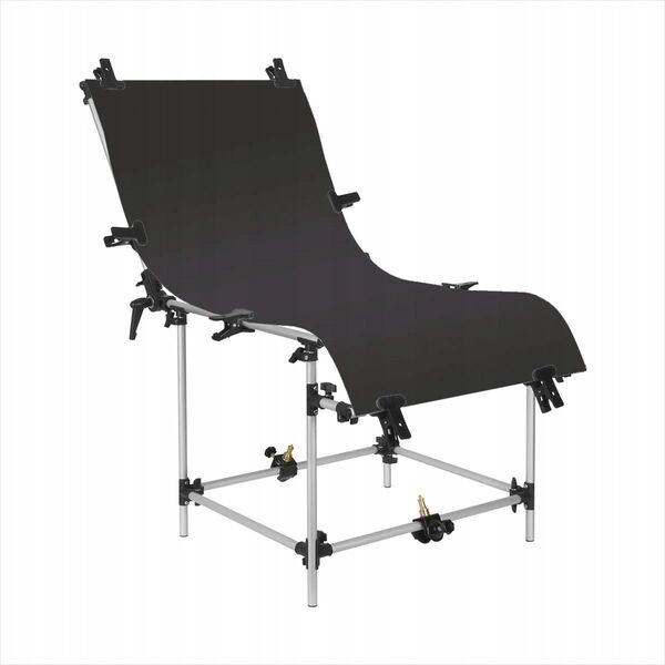 GlareOne tło PVC 60x130cm - czarne
