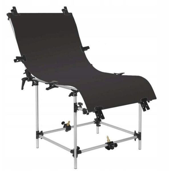GlareOne tło PVC 60x130cm - czarne
