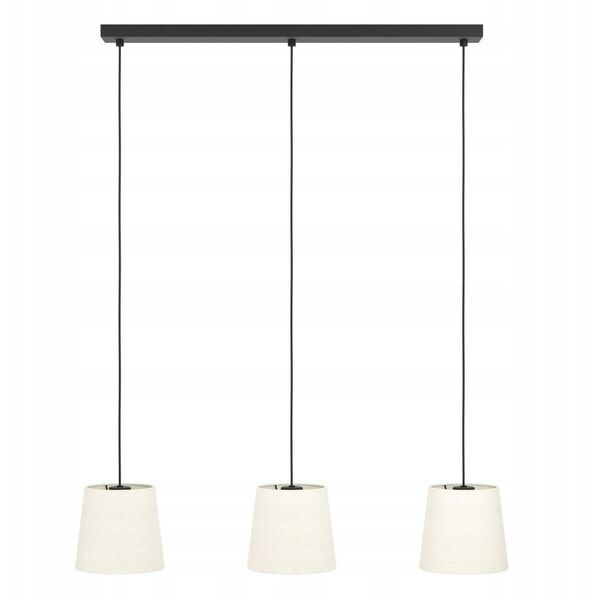 Pendant lamp EGLO FEBRES, 3xE27, 60W, black/white, 18x88x110cm