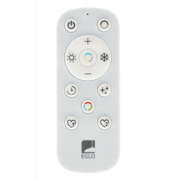 Ceiling LED lamp EGLO ROVITO-R IP44 20W 2700-6500K 2900lm black O50cm with remote control