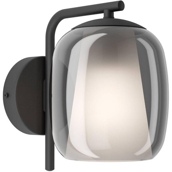 Wall lamp EGLO CIAMPINO, 1xE27, 28W, black, 15x22x22cm