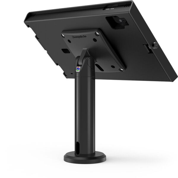 Compulocks iPad Pro M4 11" (2024), Apex Enclosure Tilting Stand 8" - Befestigungskit (Gehause, Aufstellung) - freiliegende Front-/Ruckkamera und Sensoren - fur Tablett - verriegelbar - Metall - Schwarz - Bildschirmgrosse: 27.9 cm (11") - fur Apple 11