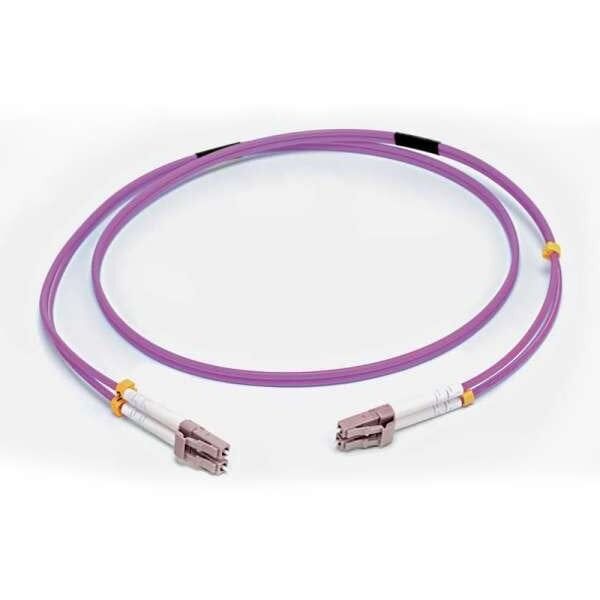 C2G 5m LC/LC OM4 LSZH Fibre Patch - Purple - Patch-Kabel - LC Multi-Mode (M) zu LC Multi-Mode (M) - 5 m - Glasfaser - Duplex - 50/125 Mikrometer - OM4 - lila