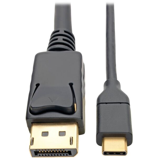 Eaton Tripp Lite Series USB-C to DisplayPort Cable, 4K @ 60Hz, Thunderbolt 3, USB Type C, USB-C, USB Type-C, 6' 6ft. - Adapterkabel - 24 pin USB-C (M) zu DisplayPort (M) - USB 3.1 Gen 1 / Thunderbolt 3 / DisplayPort 1.2 - 1.83 m - 4K Unterstutzung