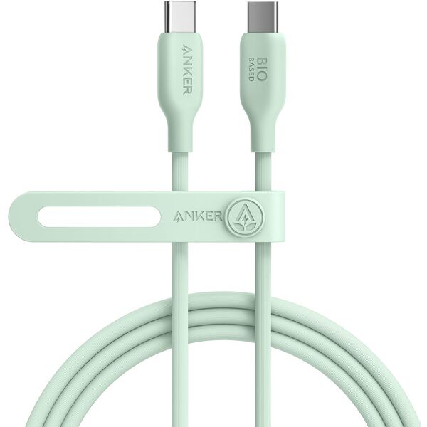 Anker 543 - USB-Kabel - 24 pin USB-C (M) zu 24 pin USB-C (M) - USB 2.0 - 1.83 m - USB-Stromversorgung (100 W) - grun