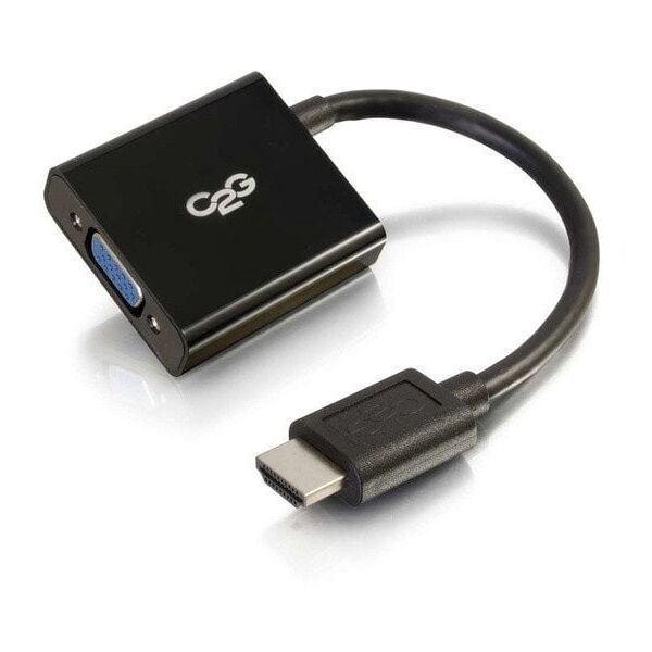 C2G HDMI to VGA Adapter - HDMI to VGA Converter - M/F - Videokonverter - HDMI - VGA - Schwarz