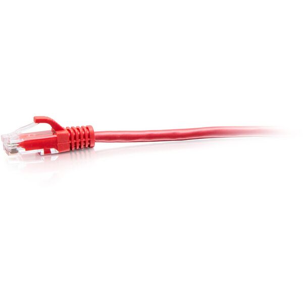 C2G 10ft (3m) Cat6a Snagless Unshielded (UTP) Slim Ethernet Network Patch Cable - Red - Patch-Kabel - RJ-45 (M) zu RJ-45 (M) - 3 m - 4.8 mm - UTP - CAT 6a - geformt, ohne Haken - Rot