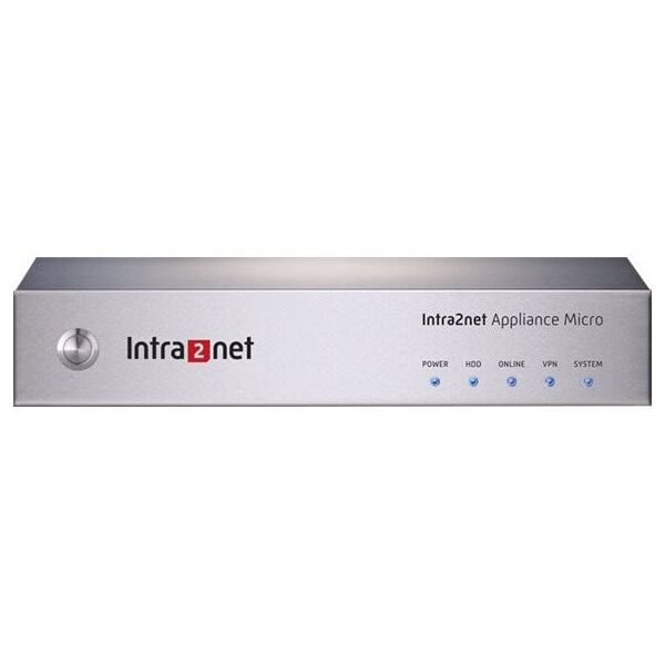 INTRA2NET Appliance Micro - 4GB RAM - 1x 32GB SSD - 4x LAN - 1HE Desktop