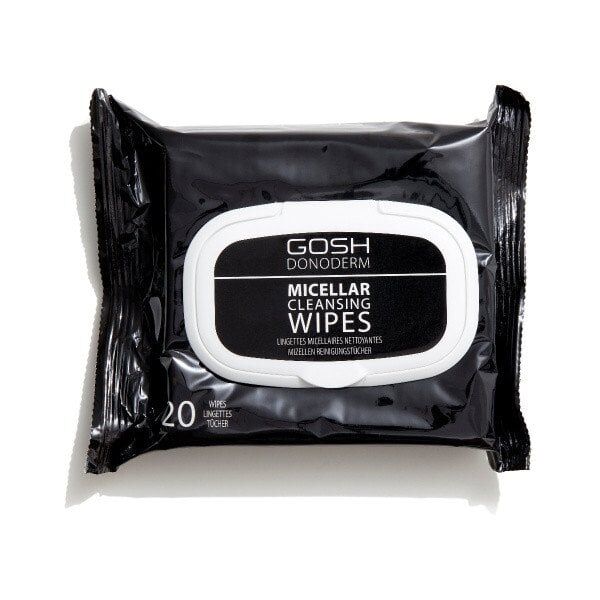 Gosh, Donoderm, Makeup Remover Wipes, 20 pcs For Women