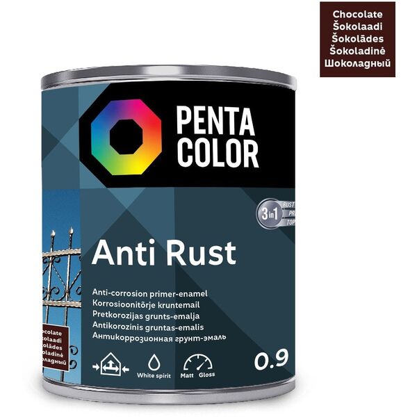 ANTICOR PAINT ANTI-RUST CHOCOLATE 0.9L