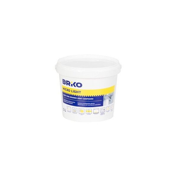 FINE-GRAINED PUTTY BRIKO SM 1 L